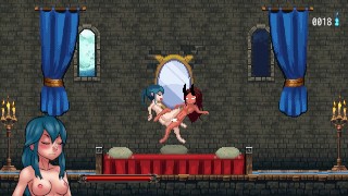 Mage Kanade's Futanari Dungeon Quest - All the slime girl boss hentai animations