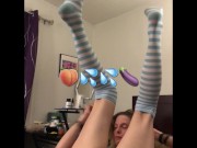 Preview 5 of new knee high socks and quick ass