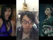 Preview 2 of Final Fantasy Tifa 圣诞树前的蒂法很美 用大奶子给我乳交 一时忍不住就射了 不满足 蒂法骑在身上 又内射一发