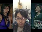 Preview 5 of Final Fantasy Tifa 圣诞树前的蒂法很美 用大奶子给我乳交 一时忍不住就射了 不满足 蒂法骑在身上 又内射一发