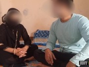 Preview 1 of Indian black suit aunty fucked by stepson's friend