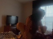 Preview 4 of Anonymous Female Orgasm Pegging 6’10” Tinder Date In Random Hotel Room