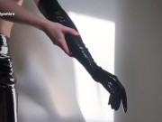 Preview 4 of Sensual Latex Gloves and PVC ASMR