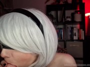 Preview 2 of 2B loves sucking cock - trailer