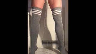 Compilation 7 Videos Wetting and Desperate Pee in Jeans and Panties and Stockings