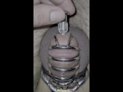 Preview 2 of Urethra stretching locked in my cage!