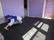 Preview 2 of Jiu Jitsu lessons turn into DOMINANT SEX with coach Andy Savage