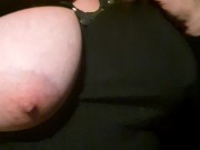 Preview 2 of Nipple pumps, oil, bondage, some lactation - Full video!