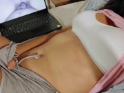 Preview 3 of Multiple orgasms masturbating with a video of Parejalatina