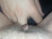 Preview 4 of Evening fun, fingering and cum flowing down the wet pussy