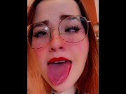 Preview 2 of Here are all the ahegao snaps I tease my stepbro with... Would you fuck me if I was your stepsis?