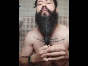 Preview 1 of I shave my balls and my chest before jerk off