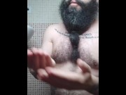 Preview 2 of I shave my balls and my chest before jerk off