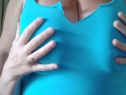 Preview 1 of babysitters HUGE tits squeezed as shirt gets RIPPED off