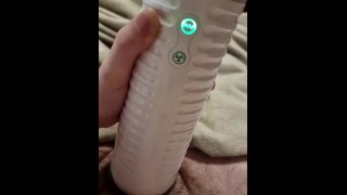 Letting Daddies girl control my cock