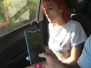 Preview 4 of I play with the uber driver while he takes me to work