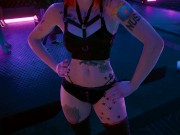 Preview 2 of I visited Lester's nightclub and fucked the sexiest girl- Cyberpunk - 3D porn - PMV- POV- WildLife