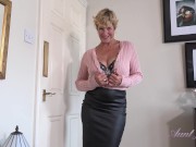 Preview 5 of Aunt Judy's - Your Busty Mature Teacher Mrs. Molly Needs to See You After Class (POV)