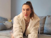 Preview 2 of He fucked innocent teen in the living room and cum into her mouth