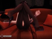 Preview 1 of RWBY - Ruby Rose Fucked On The Sofa [4K UNCENSORED HENTAI MMD]