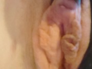 Preview 5 of Wand play on my big labia lips