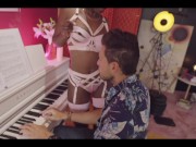 Preview 1 of PIANIST FUCKS HER NEW EBONY MILF LOVER PLAYING FUR ELISE!!!