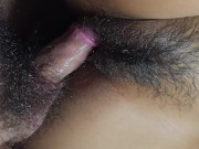 Preview 5 of Filipina Step Sister Jerks Cum Out Foreigner Step Brother After He Pulls Out During Late Night Sex