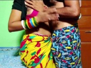 Preview 5 of Caught the Bhabhi changing clothes then rough painful fucking in doggy