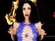 Preview 4 of Mesmerizing satanic tits - religios fetish female domination small boobs italian mistress sensual