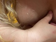 Preview 5 of Cali with sexy cleavage and nice hairy pussy