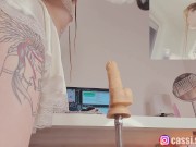Preview 6 of Young whore with big booty masturbate in front of your face and cum instantly. Creamy female orgasm