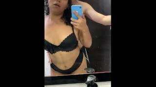 My stepcousin seduces me in the bathroom & I fuck her doggy style.