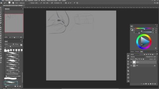 Ass sketching SpeedPaint