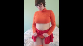 Velma Cosplay Roleplay Stripping