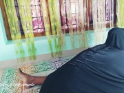 Preview 2 of Lovely Cock And Balls Oil Massage By Hijabi Milf