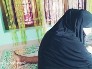 Preview 4 of Lovely Cock And Balls Oil Massage By Hijabi Milf