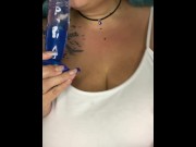 Preview 4 of I love SUCKING on this little cock toy