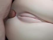 Preview 3 of Close up, snow white ass being penetrated by a cock