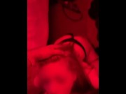 Preview 5 of TINDER WHORE GAGGING ON COCK
