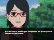 Preview 5 of FOLLANDO CON HANABI Y ENTRENANDO CON SARADA- NARUTO FAMILY VACATION - CAP 9