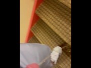 Preview 4 of Pissing while walking up steps