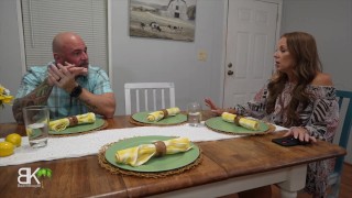 StepDad getting teased by Stepdaughter Misty Meaner
