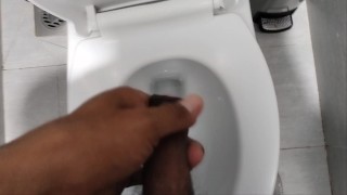 Pov masturbation in toilet