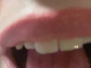 Preview 3 of I crossdress Marisa and show you my tongue and drool! (Vore) (Cosplay)