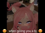 Preview 2 of Lewdtuber Miss Kanako Teases you and sucks dick! Vtuber Catgirl Hentai