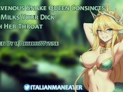Preview 1 of A Ravenous Snake Queen Constricts And Milks Your Dick With Her Throat | Lamia | Audio Roleplay