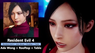 Resident Evil 4 - Ada Wong × Rooftop × Table - Lite Version