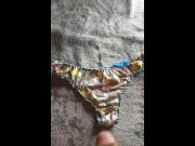 Preview 1 of I use my neighbor's panties imagining it's her and I make her cum