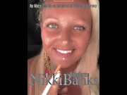 Preview 2 of xNx - SMOKING FETISH LEGEND NIKKI BANKS ( On a come back, naughtier than ever - SUBSCRIBE !! )