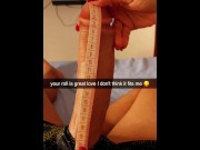 Preview 1 of Hot lawyer cheats on her boyfriend on snapchat with his new friend